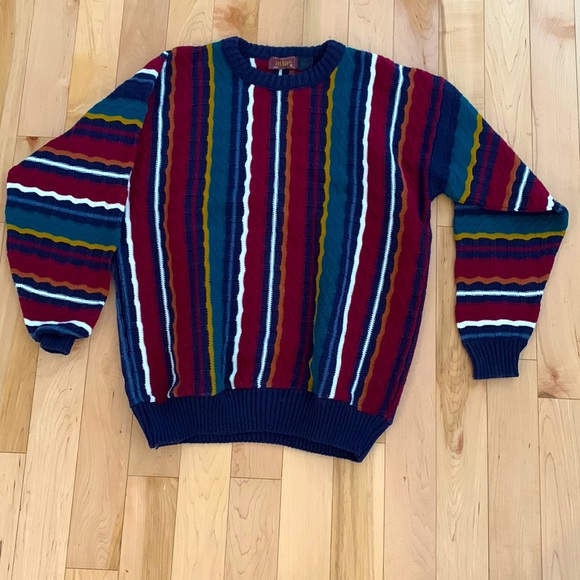 Men’s knit vintage oversized sweater - Picture 2 of 7